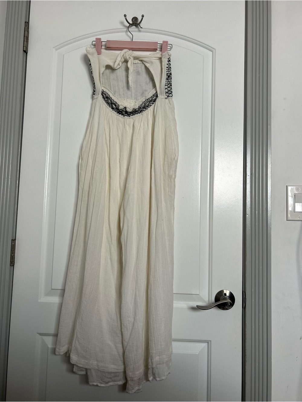 Free People Carmen Covertible Wide Leg Jumpsuit Size S Boho Beach Chic Flowy - Picture 2 of 15